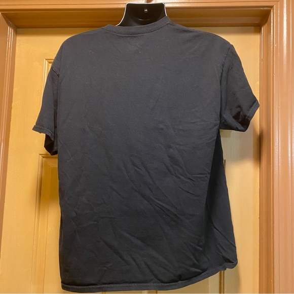 Men’s Michael Meyers Santa Ho Ho Ho black graphic T shirt Gildan sz XL - Picture 9 of 11